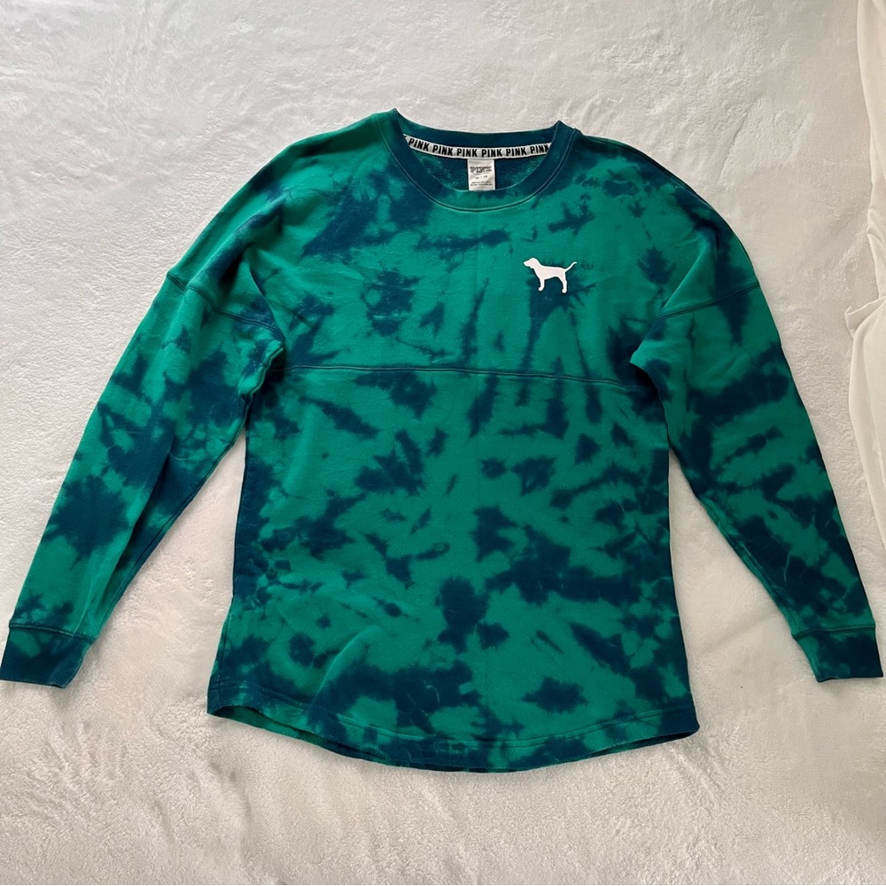 PINK Victoria’s Secret Tie Dye Sweatshirt, size XS